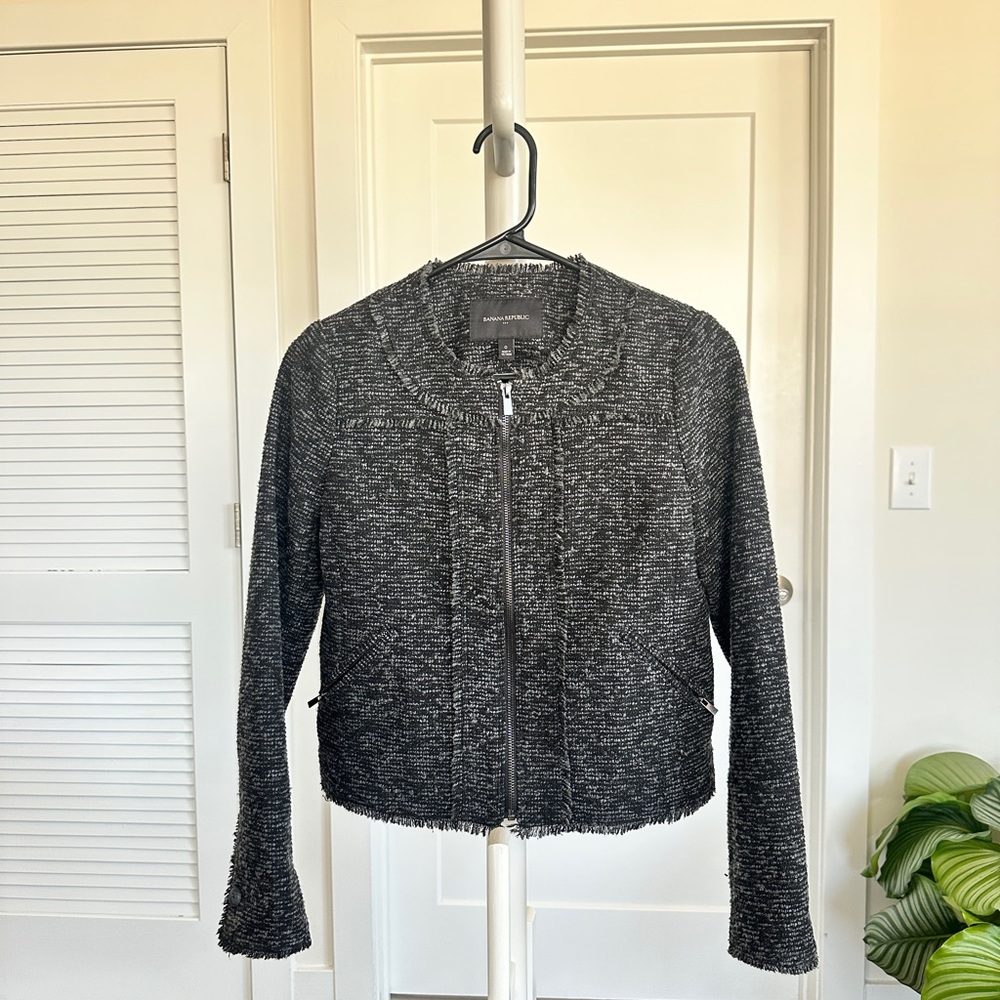 Tweed Banana Republic Wool Blend blazer size 0